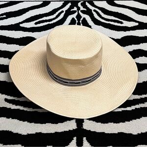 Brixton Wide Brim Cappeline Straw Palm Hat